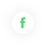 Facebook Ads Logo White and Green